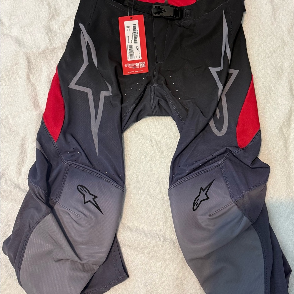 Alpinestars Black and Red Men Pants